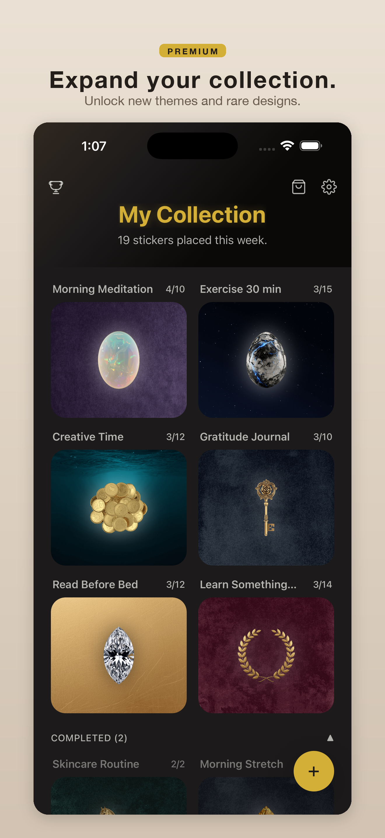 Home screen premium