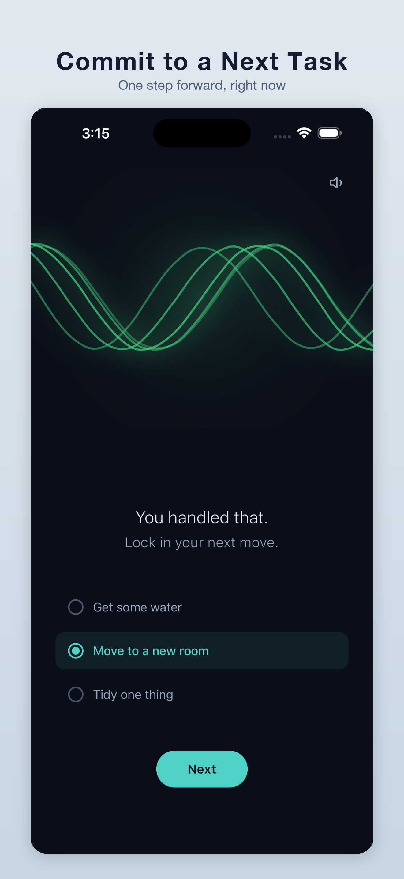 Signal Tuner next move screen
